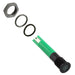 Q8F1BXXG110E by APEM Inc. - INDICATOR 110V 8MM FLUSH GREEN