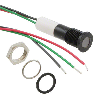Q8F3BZZRYG12E by APEM Inc. - LED PMI FLUSH GRN/RED/YLW