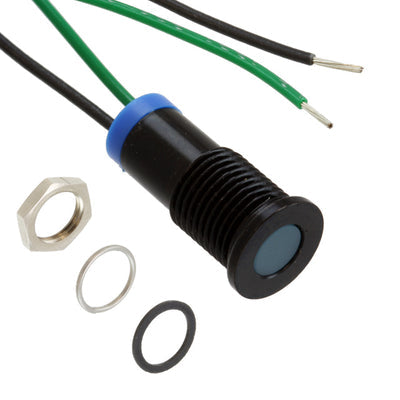 Q8F7BXXB02E by APEM Inc. - LED PM INDICATOR FLUSH BLUE