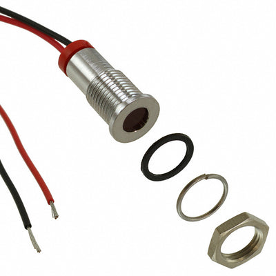 Q8F7CXXR02E by APEM Inc. - LED PM INDICATOR FLUSH RED