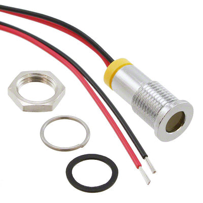Q8F7CXXY02E by APEM Inc. - LED PM INDICATOR FLUSH YLW
