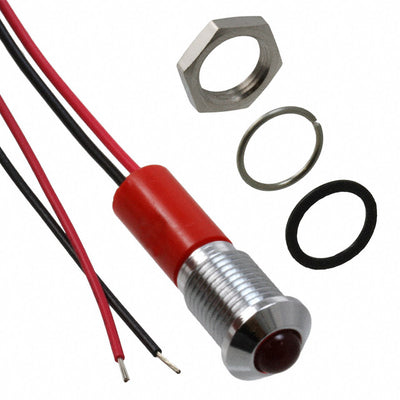 Q8P3CXXR24E by APEM Inc. - LED PM INDICATOR PROMINENT RED