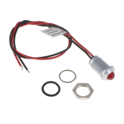 Q8P5CXXHR02E by APEM Inc. - INDICATOR 8MM PM PROMINENT RED P