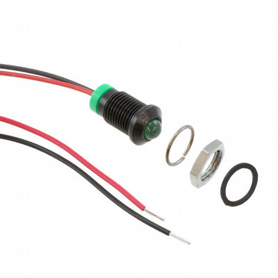 Q8P7BXXG02E by APEM Inc. - LED PM INDICATOR PROMINENT GRN