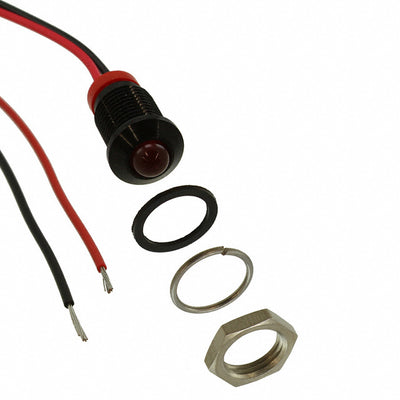 Q8P7BXXR02E by APEM Inc. - LED PM IND PROMINENT RED