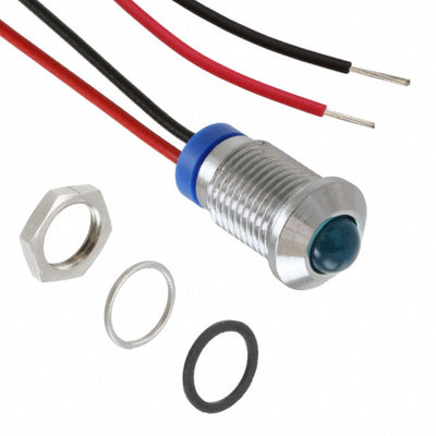 Q8P7CXXB02E by APEM Inc. - LED PANEL MOUNT INDICATOR BLUE