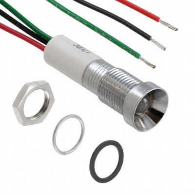 Q8R3CZZRYG12E by APEM Inc. - LED PMI RECESSED GR/RD/YLW