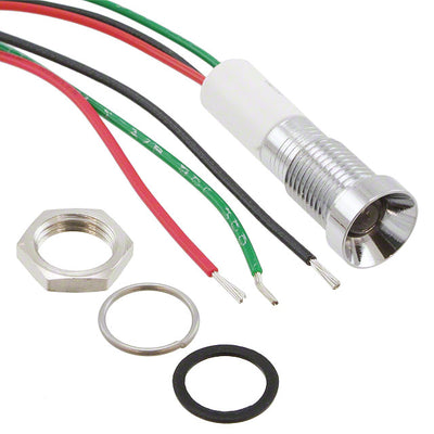 Q8R3CZZRYG24E by APEM Inc. - LED PMI RECESSED GR/RD/YLW