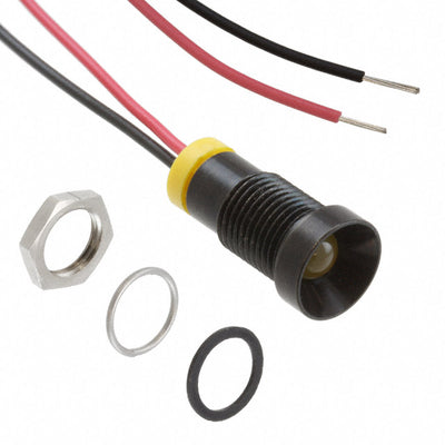 Q8R7BXXY02E by APEM Inc. - LED PM INDICATOR RECESSED YLW