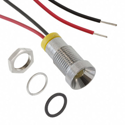 Q8R7CXXY02E by APEM Inc. - LED PM INDICATOR RECESSED YLW