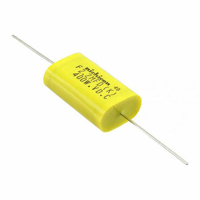 QAP2G225KRP by Nichicon - FILM CAPAC 2.2UF 10% 400VDC AXIAL