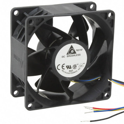 QFR0812UHE-SP01 by Delta Electronics - FAN AXIAL 80X38MM BALL 12VDC