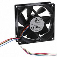 QFR0912VH-SP00 by Delta Electronics - FAN AXIAL 92X25.4MM 12VDC WIRE