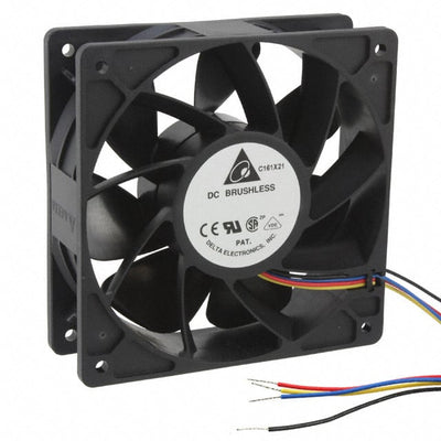 QFR1212GHEXUM by Delta Electronics - FAN AXIAL 120X38MM 12VDC WIRE