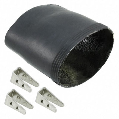QFT1-130/42-0 by TE Connectivity Aerospace, Defense and Marine - HEATSHRINK BOOT TRANS CONFIG BLK