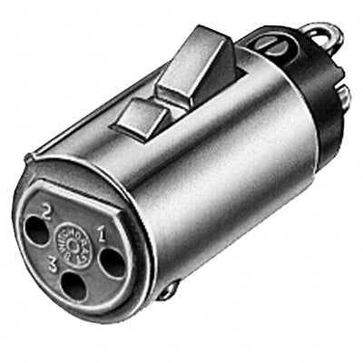 QG3F by Switchcraft Inc. - CONNECTOR FMALE INSERT XLR 3P SLD CUP
