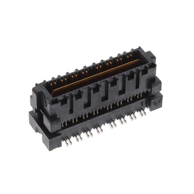 QMS-016-09.75-SL-D-DP-A-K by Samtec Inc. - CONNECTOR DIFF ARRAY PLG 32P SMD GOLD