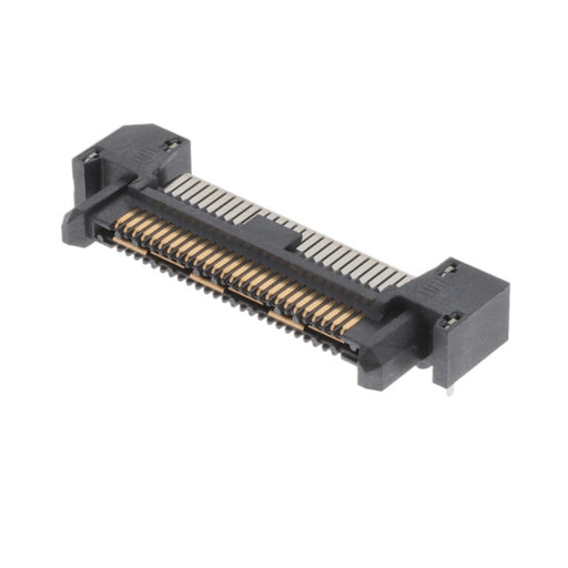 QRM8-026-01-L-RA-GP by Samtec Inc. - CONNECTOR ARRAY PLUG 52P R/A SMD GOLD