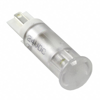 QS101XXW24 by APEM Inc. - INDICATOR 10MM FIXED WH 24V SLDR