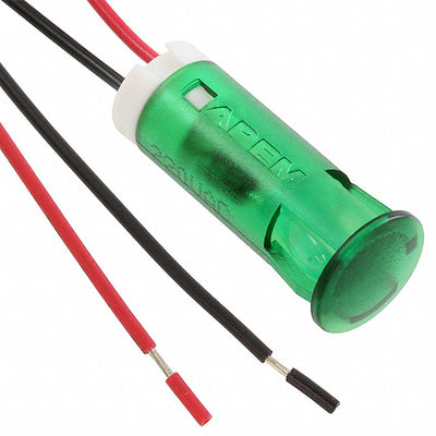 QS103XXHG220 by APEM Inc. - INDICATOR 10MM FIXED HI GRN 220V