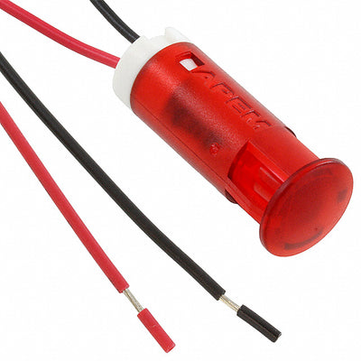 QS103XXHR110 by APEM Inc. - INDICATOR 10MM FIXED HI RED 110V