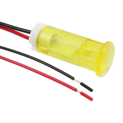 QS103XXY12 by APEM Inc. - INDICATOR 10MM FIXED YE 12V WIRE