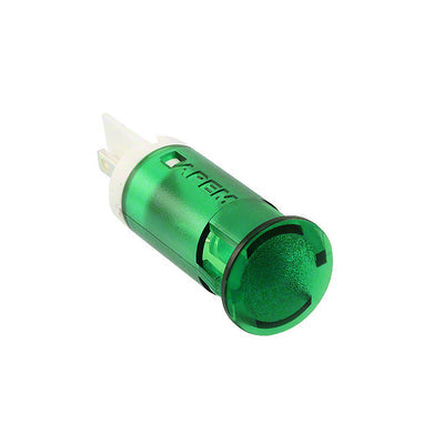 QS121XXG12 by APEM Inc. - INDICATOR 12MM FIXED GR 12V SLDR