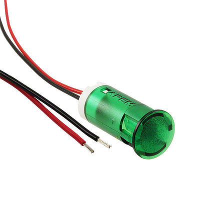 QS123XXG12 by APEM Inc. - INDICATOR 12MM FIXED GR 12V WIRE