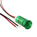 QS123XXG12 by APEM Inc. - INDICATOR 12MM FIXED GR 12V WIRE