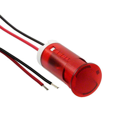 QS123XXR12 by APEM Inc. - INDICATOR 12MM FIXED RD 12V WIRE