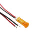 QS63XXO24 by APEM Inc. - INDICATOR 6MM FIXED ORA 24V WIRE