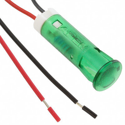 QS83XXHG110 by APEM Inc. - INDICATOR 8MM FIXED HI GRN 110V