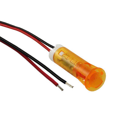 QS83XXHO220 by APEM Inc. - INDICATOR 8MM FIXED HI ORA 220V