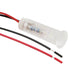 QS83XXW24 by APEM Inc. - INDICATOR 8MM FIXED WHT 24V WIRE