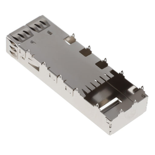 QSFPC-PF-01 by Samtec Inc. - CONNECTOR QSFP CAGE PRESS-FIT R/A