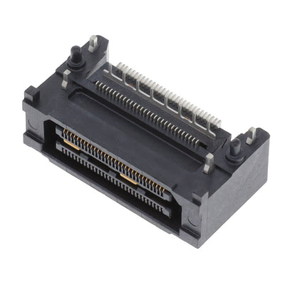 QSH-030-01-F-D-RA by Samtec Inc. - CONNECTOR RECPT 60POS R/A SMD GOLD