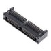 QSH-040-01-F-D-DP-RA by Samtec Inc. - CONNECTOR DIFF ARRAY RCPT 80P R/A SMD