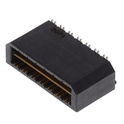 QTE-014-03-L-D-DP-A by Samtec Inc. - CONNECTOR DIFF ARRAY PLG 28P SMD GOLD