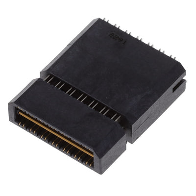 QTE-014-07-L-D-DP-A by Samtec Inc. - CONNECTOR DIFF ARRAY PLG 28P SMD GOLD
