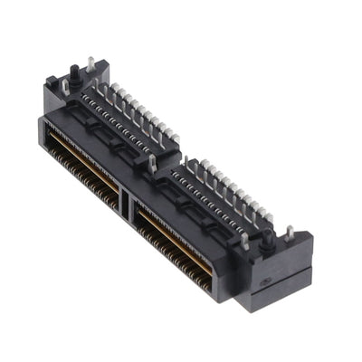 QTH-040-01-L-D-DP-RA by Samtec Inc. - CONNECTOR DIFF ARRAY PLUG 80P R/A SMD