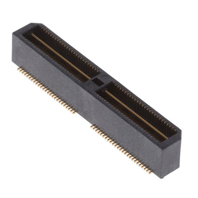 QTS-050-02-H-D-A-K by Samtec Inc. - CONNECTOR HDR 100POS SMD GOLD