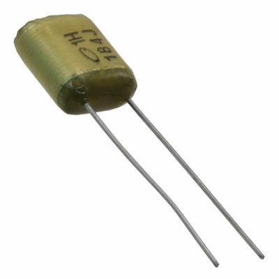 QYX1H184JTP by Nichicon - FILM CAPAC 0.18UF 5% 50VDC RADIAL
