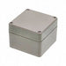 R100-080-000 by Hammond Manufacturing - BOX ALUM BEIGE 3.150""L X 3.150""W