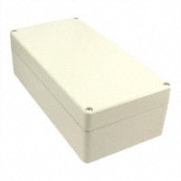 R100-164-000 by Hammond Manufacturing - BOX ALUM BEIGE 12.6""L X 6.3""W