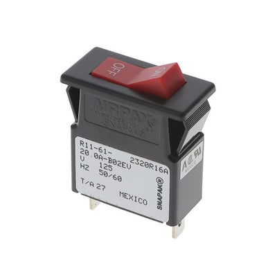 R11-61-20.0A-B02EV by Sensata-Airpax - CIR BRKR MAG-HYDR