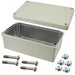 R110-123-000 by Hammond Manufacturing - BOX ALUM GRAY 8.921""L X 4.976""W