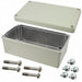 R110-123-000 by Hammond Manufacturing - BOX ALUM GRAY 8.921""L X 4.976""W