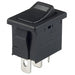 R1966ABLKBLKEFYEL by E-Switch - ROCKER SWITCH SPST 15A 125V
