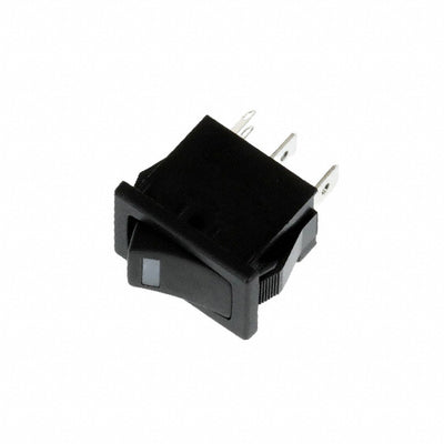 R1966ABLKBLKEGGRN by E-Switch - ROCKER SWITCH SPST 15A 125V