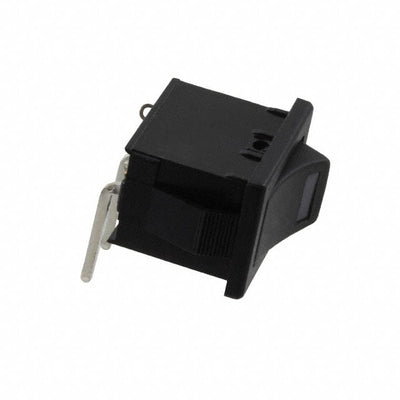 R1966ABLKBLKERGRN by E-Switch - ROCKER SWITCH SPST 15A 125V